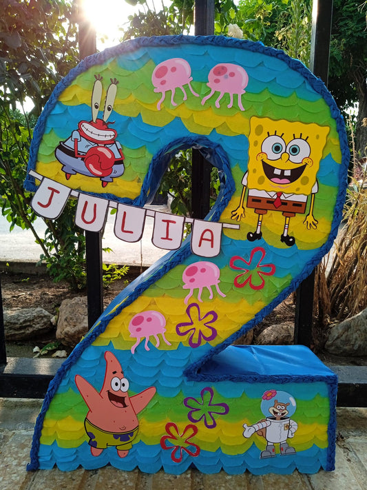 PIÑATAS NÚMERO PERSONALIZADAS